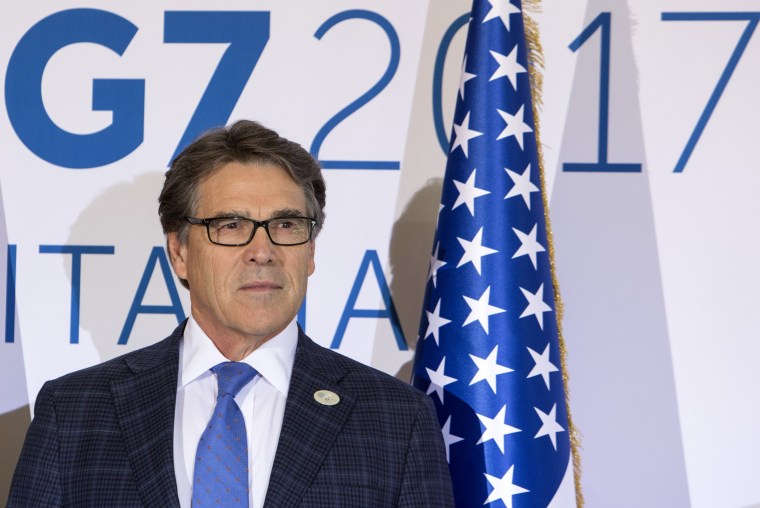 Image: Rick Perry at G7 Energy Ministerial Meeting in Rome