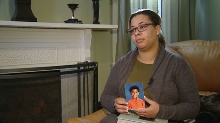 Image: Mother of 8-year-old who hanged himself speaks in an interview