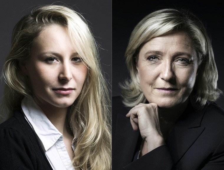 Image: Marion Marechal-Le Pen and Marine Le Pen