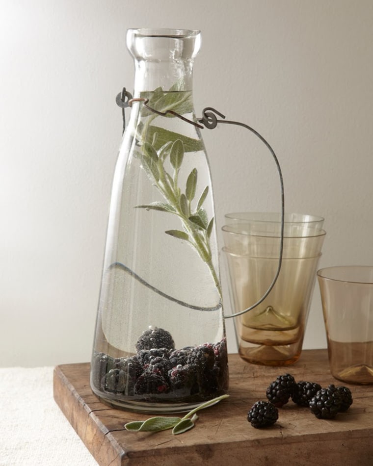 Image: Blackberry sage flavored water