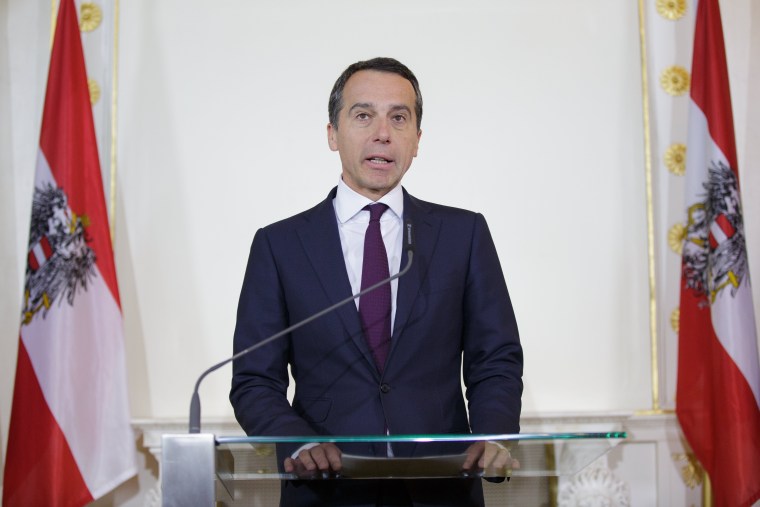 Image: Austrian Chancellor Christian Kern