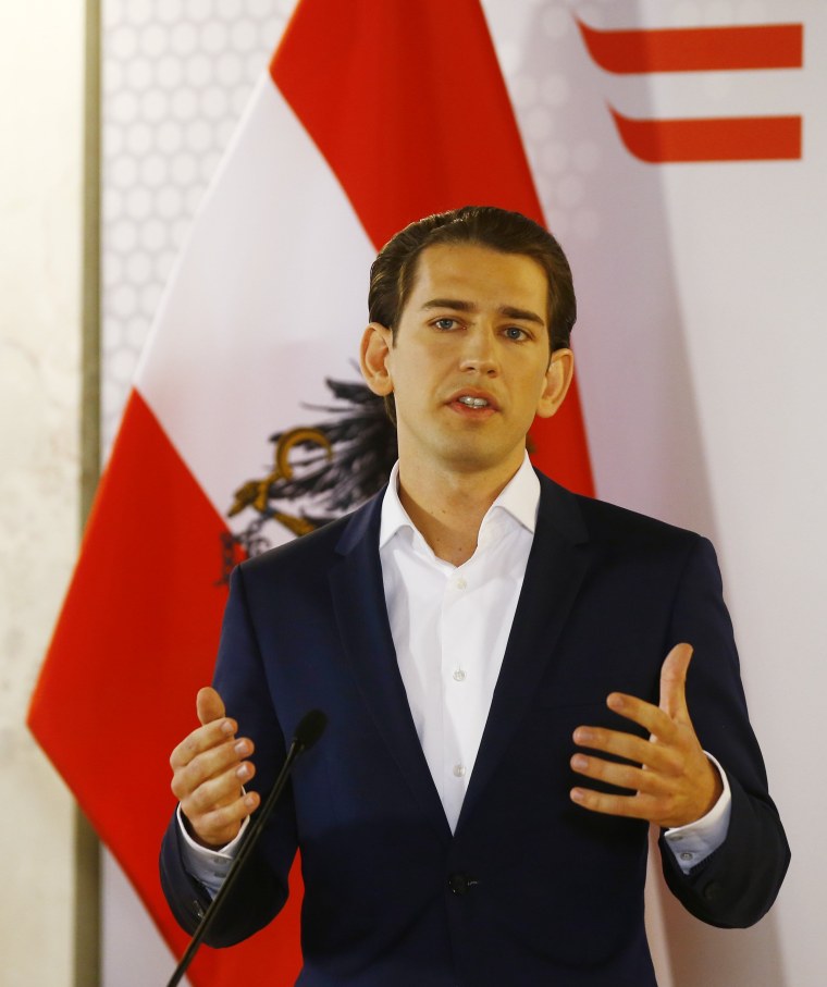 Image: Austria's Foreign Minister Sebastian Kurz