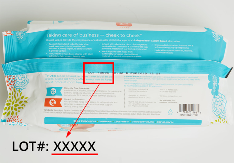 Recall of Mixa bébé wipes - Recalls of products