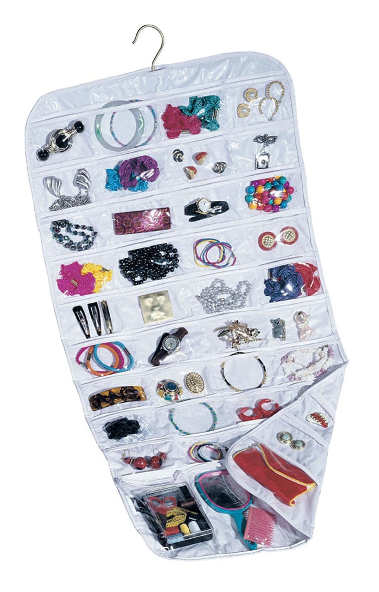 Hanging 80 Pocket jewelry Organizer