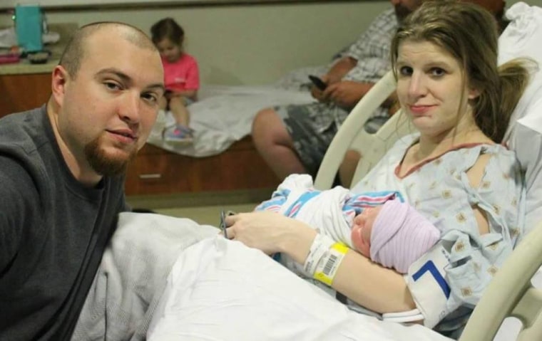 Man announces birth of son, death of partner in viral post
