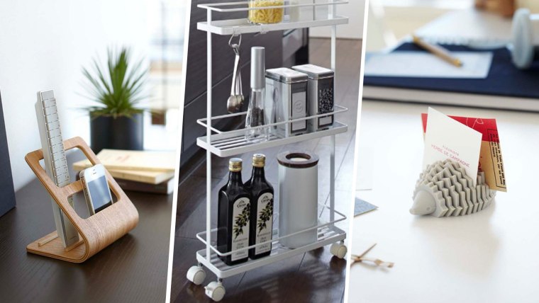 Yamazaki Home Plate Under Shelf Storage Rack - White