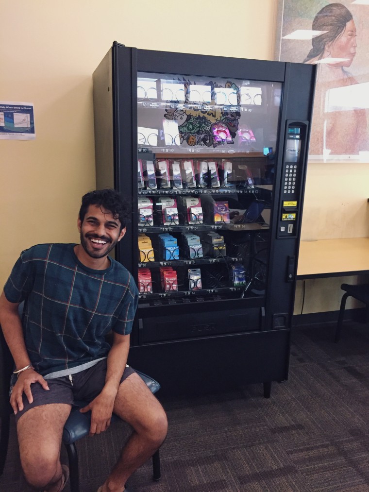 Parteek Singh, a senior at UC Davis, helped spearhead an initiative for a vending machine on campus that would sell emergency contraception, along with other resources.