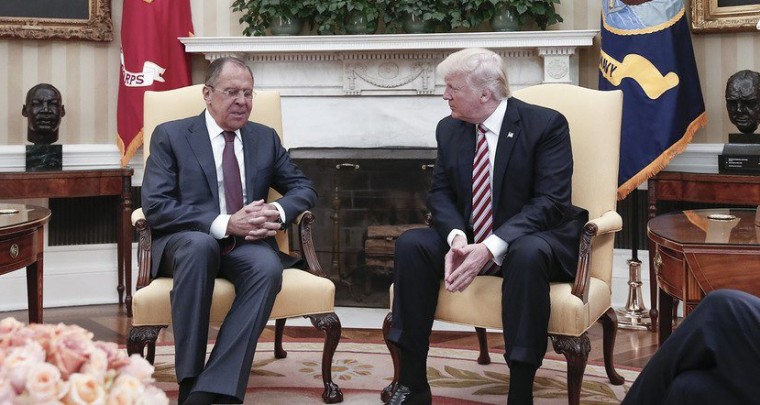 Image: Donald Trump meets Sergei Lavrov