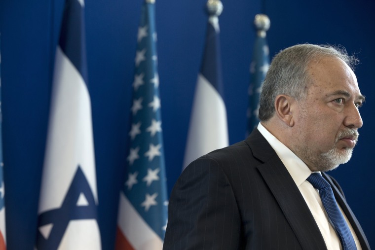 Image: Israeli Defense Minister Avigdor Liberman