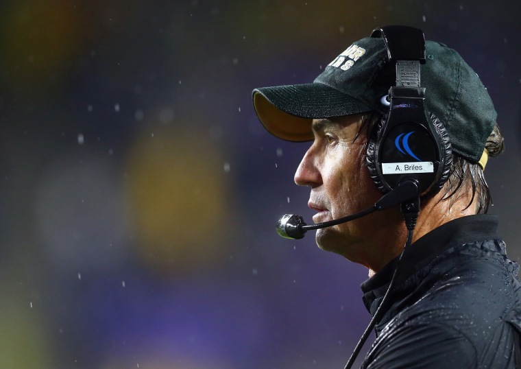 Image: Former head coach Art Briles of the Baylor Bears