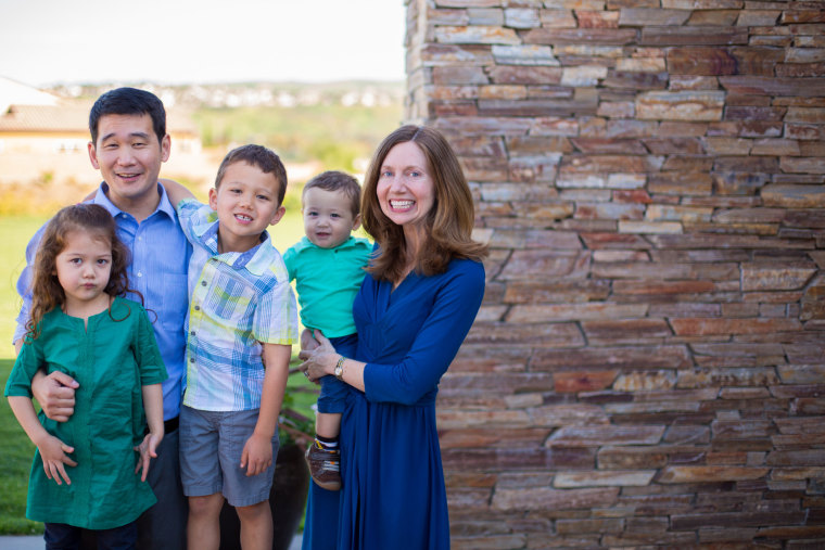 Dave Min with his family