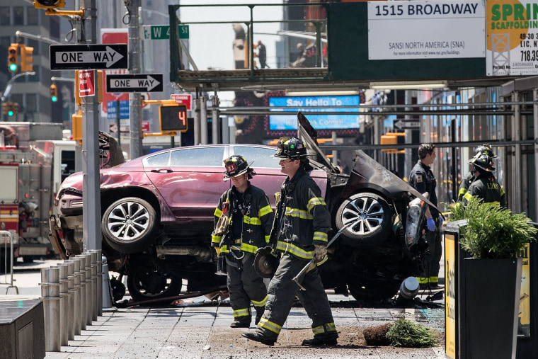 Image: Car Crashes Into Pedestrians In Times Square