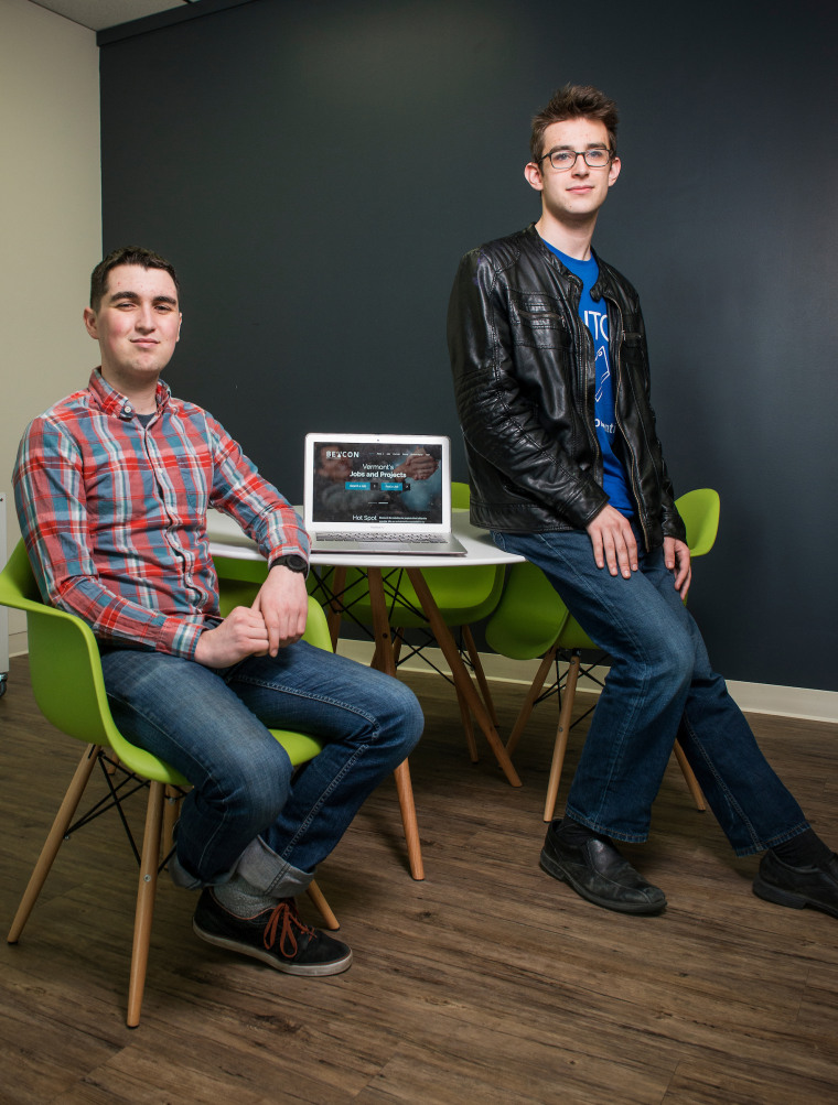 Image: Peter Silverman and Max Robbins, co-founders of Majorwise