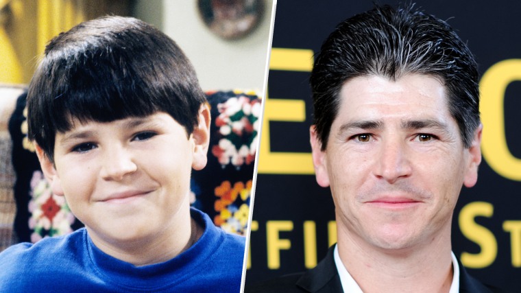 Michael Fishman as young D.J. Conner and as he looks today. The actor says the new season of "Roseanne" is much more than a throwback.