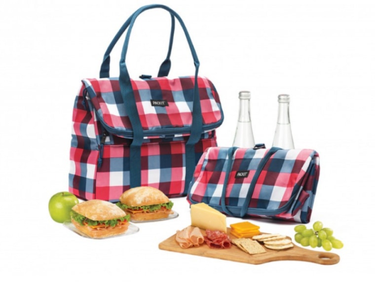 Freezable Picnic Tote in Gingham