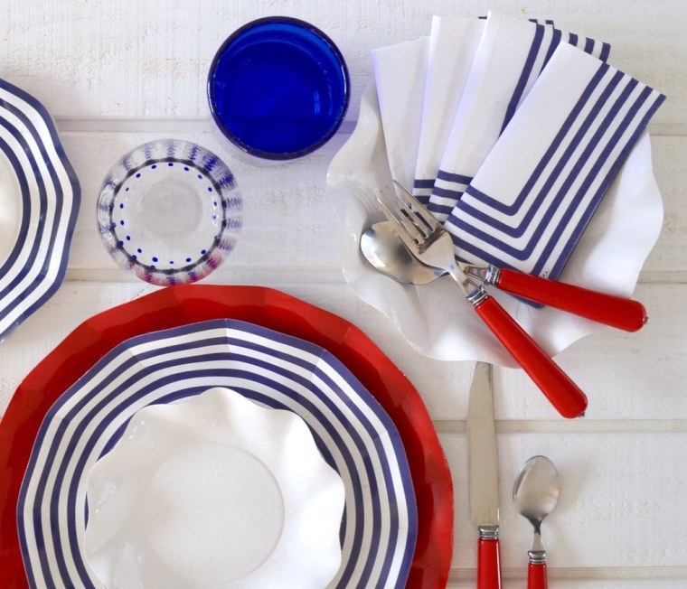 70-Piece Navy Place Setting,