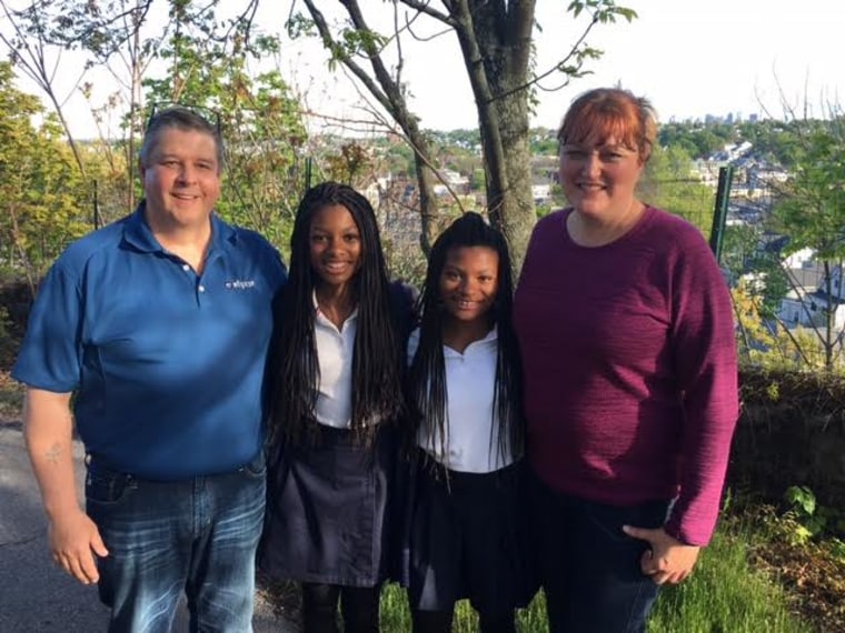 Image: Aaron, Mya, Deanna, and Colleen Cook