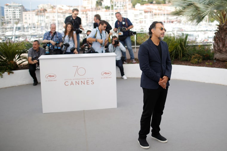 Image: 70th Cannes Film Festival - Photocall for the installation Carne y Arena presented as part of virtual reality event