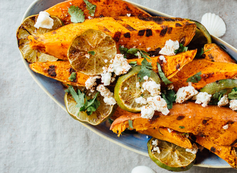 Grilled Sweet Potato Wedges