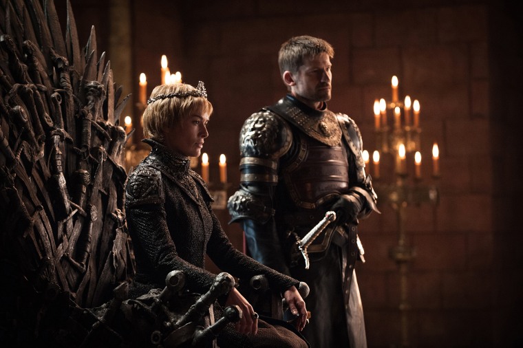 Image: Game of Thrones Season 7 still; Lena Headey, Nikolaj Coster-Waldau.