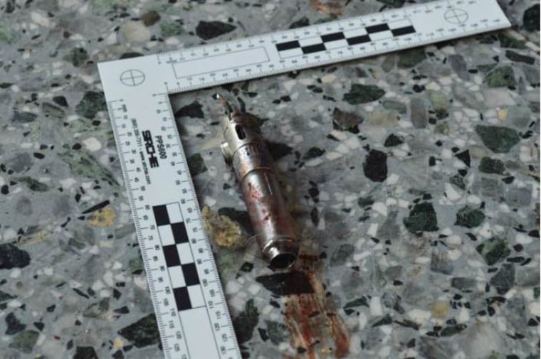 Image: Bomb materials from Manchester bombing attack