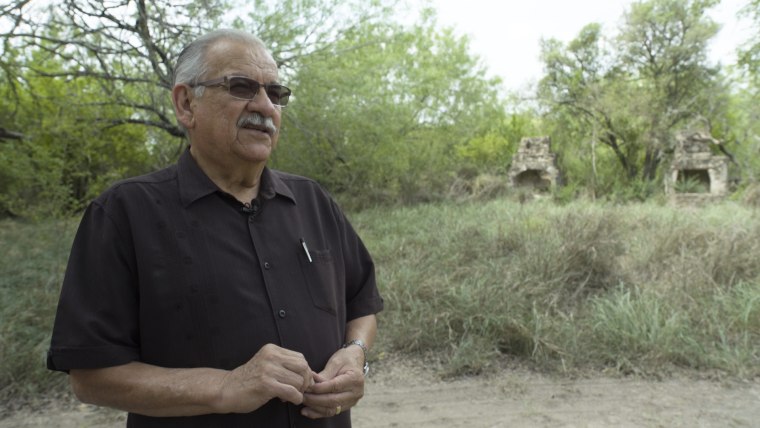 The federal government is claiming eminent domain to take a portion of ranch owned by Noel Benavides. 