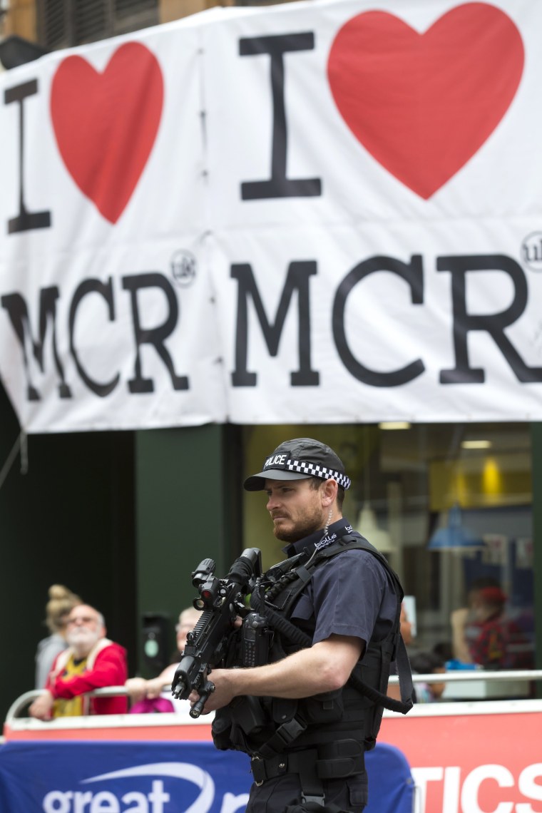 Image: Armed Police in Manchester