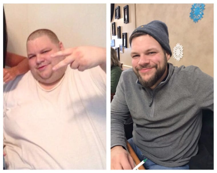 Couples loses almost 600lbs