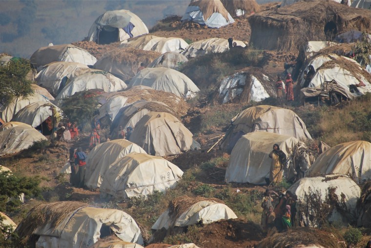 A refugee camp