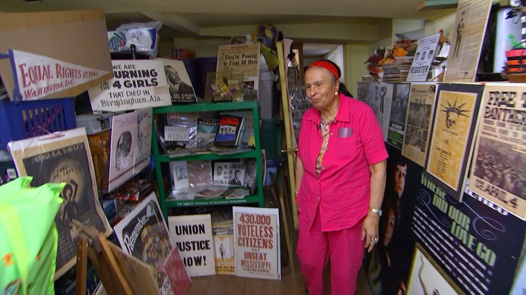 Image: Elizabeth Meaders owns some 50,000 pieces of African American historic items
