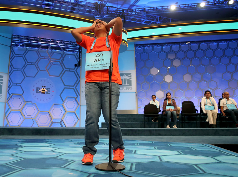 Image: Students Compete In The Finals Of The Scripps National Spelling Bee
