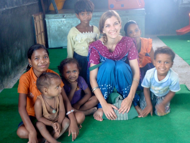 Image: Shaina Watrous during her gap year.