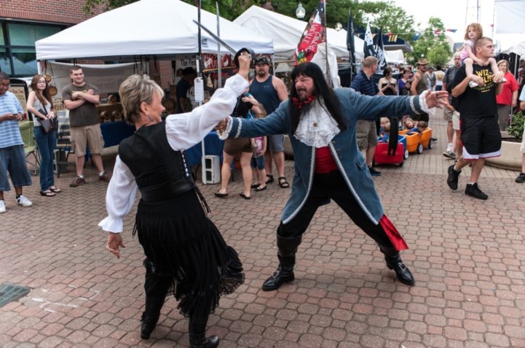 The Blackbeard Festival in Hampton, Virginia. Photo courtesy Hampton, VA CVB & Blackbeard Pirate Festival