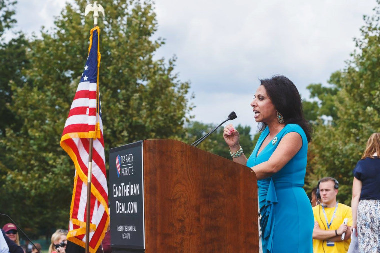 Image: Brigitte Gabriel speaking for ACT for America.