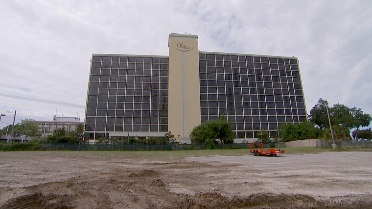 Image: Land apart of the battle between the Church of Scientology and Clearwater officials.