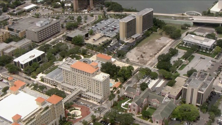 Image: Land apart of the battle between the Church of Scientology and Clearwater officials.