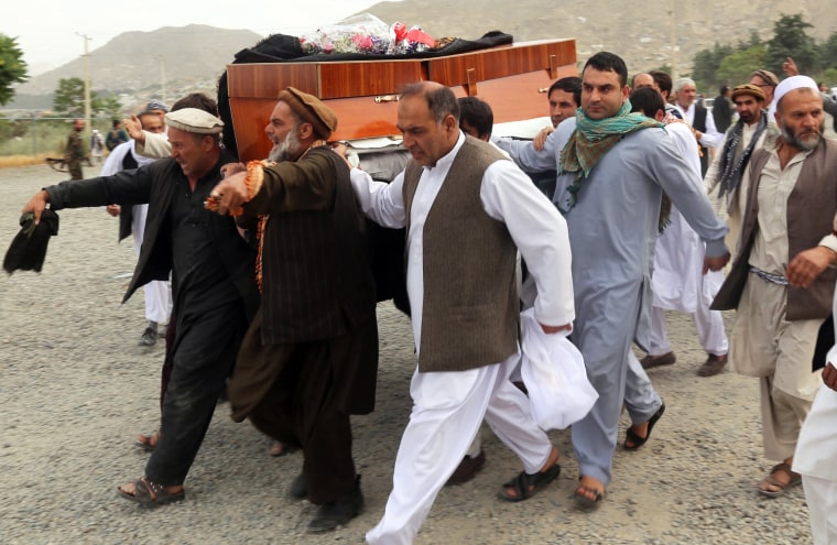 Three Blasts in Kabul Rock Funeral for Politician's Son