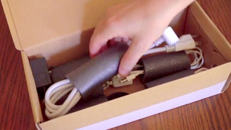 Got messy cords? Organize them with this simple hack