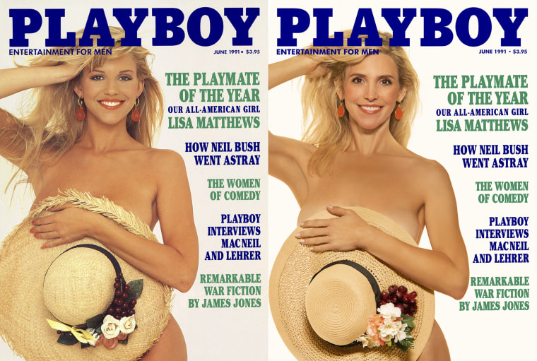 Lisa Matthews, who was 1991's Playmate of the Year. 