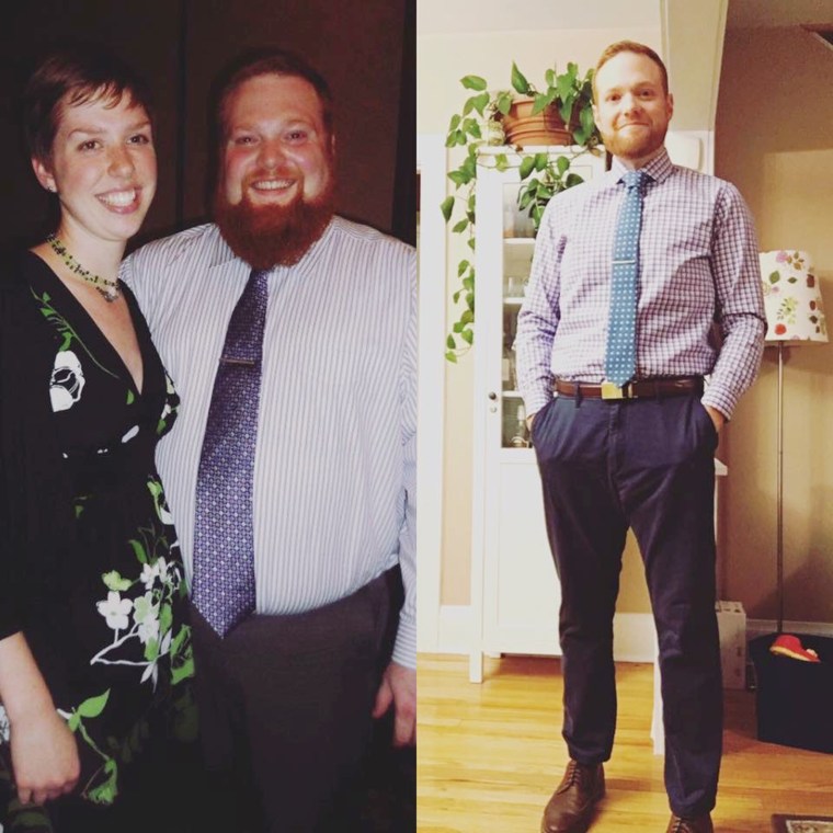 Dad loses 175 pounds