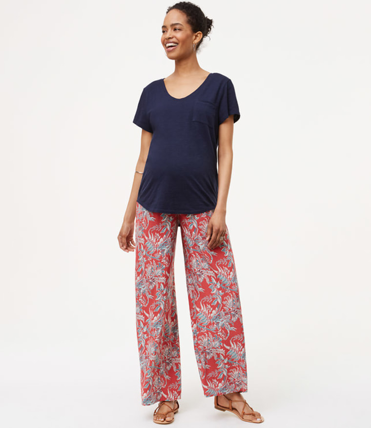 Maternity fluid pants