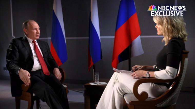 Vladimir Putin sits down with NBC News' Megyn Kelly