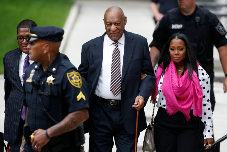 Image: Actor and comedian Bill Cosby arrives for the first day of his sexual assault trial at the Montgomery County Courthouse in Norristown