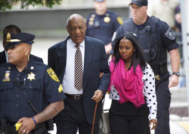 Image: Cosby arrives at court with actress Keshia Knight Pulliam