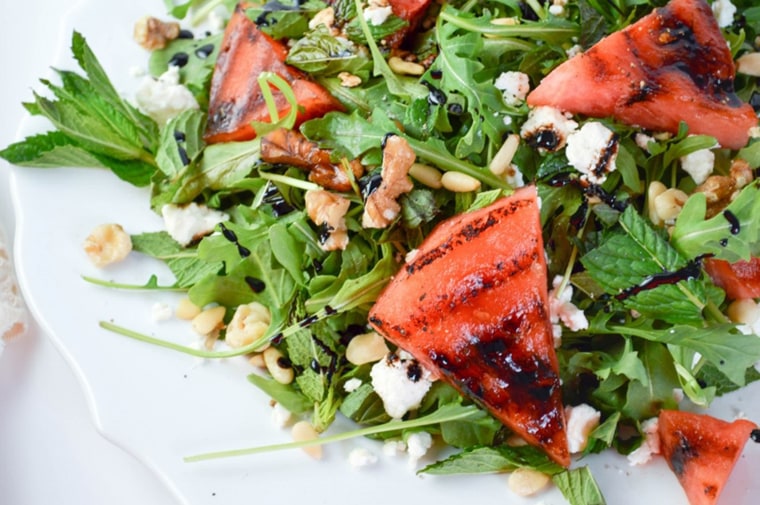 Image: Grilled watermelon salad
