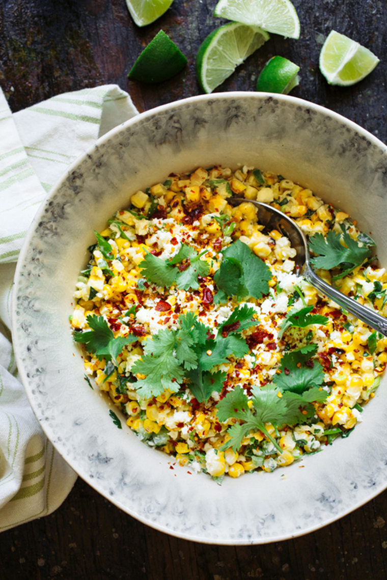 Image: Mexican grilled corn salad