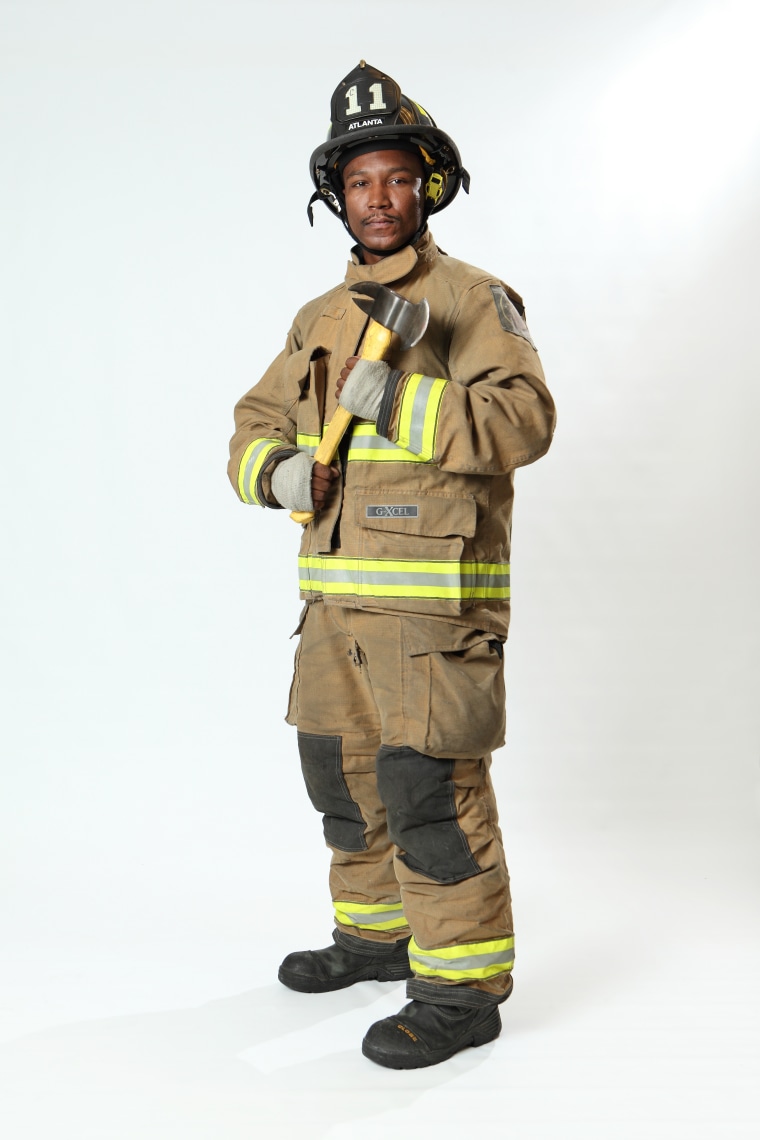 Atlanta firefighter Anaré Holmes.