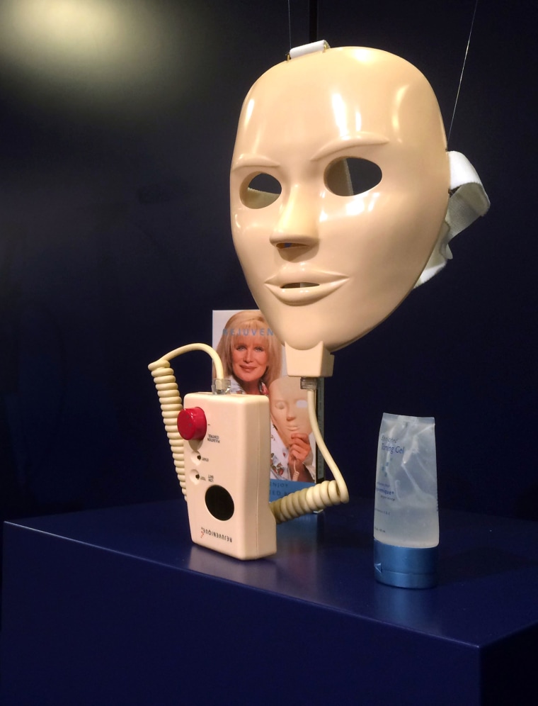 Image: The Rejuvenique electric beauty mask on display at the Museum of Failure in Helsingborg