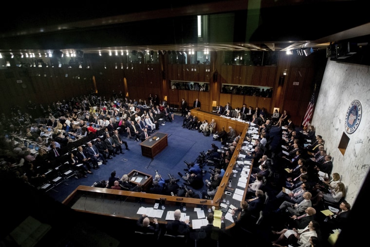 Image: James Comey hearing in Washington