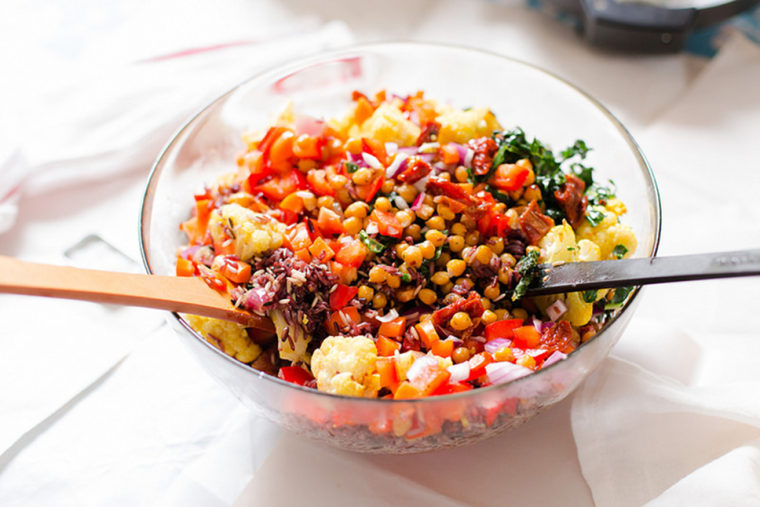 Image: Rice Medley Salad with Roasted Chickpeas